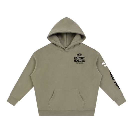 'Howdy Holden' Nut Dept. Oversize Fleeced Hoodie